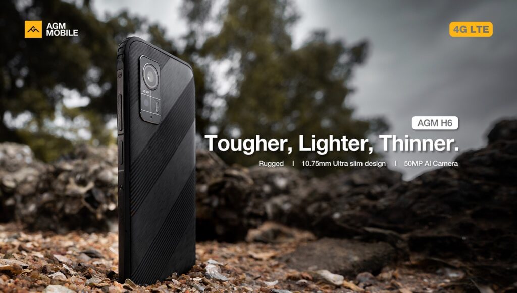 AGM H6 Rugged Smartphone Launched with Tiger T606 Chipset and 50MP Camera | DroidAfrica