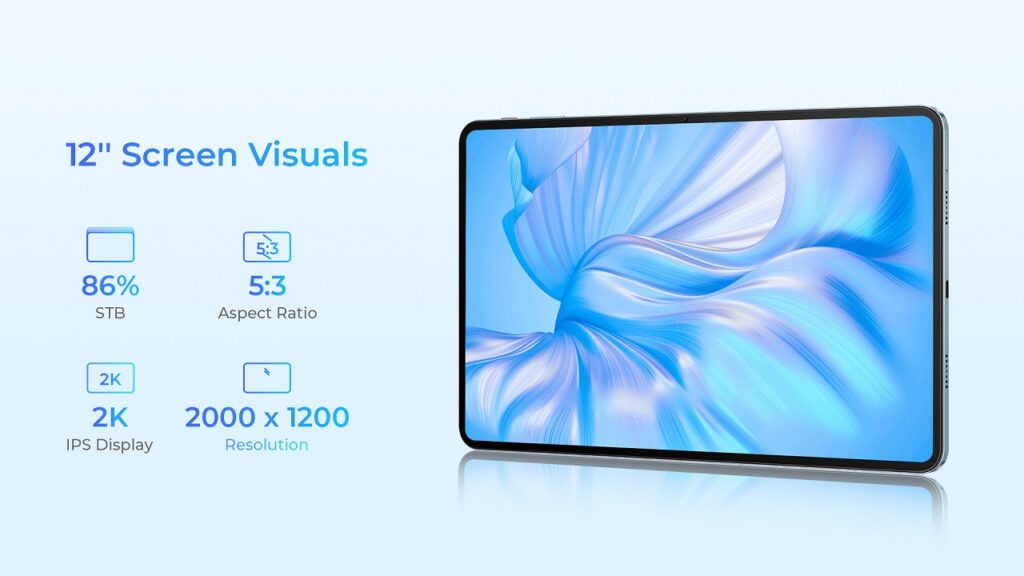 Oukitel OT5 now official 4 OUKITEL OT5 Smart Tablet Arrives with 12-inch Eye-Safe Display, MTK G99 Chip, and 11000mAh Battery | DroidAfrica