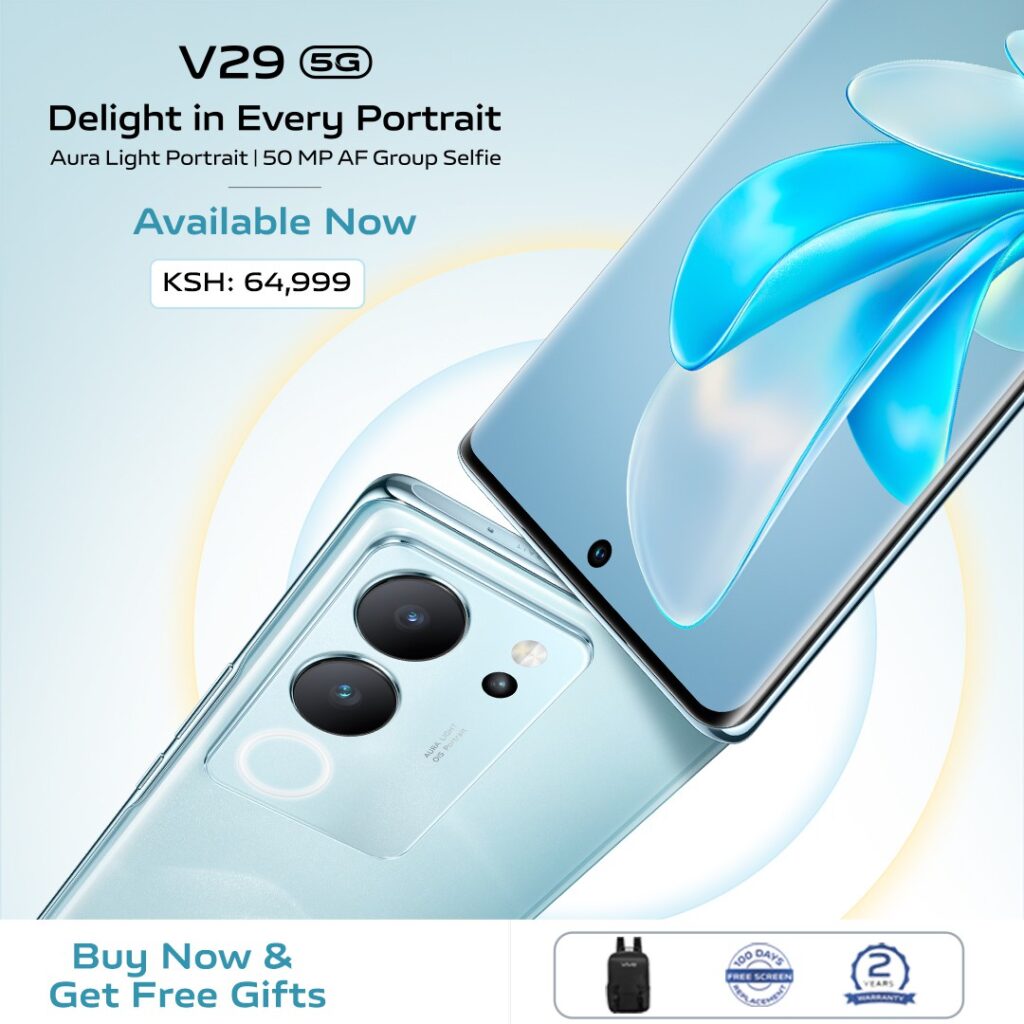 Vivo V29 5G price in Kenay Vivo V29 5G Smartphone Launched in Nigeria and Kenya | DroidAfrica